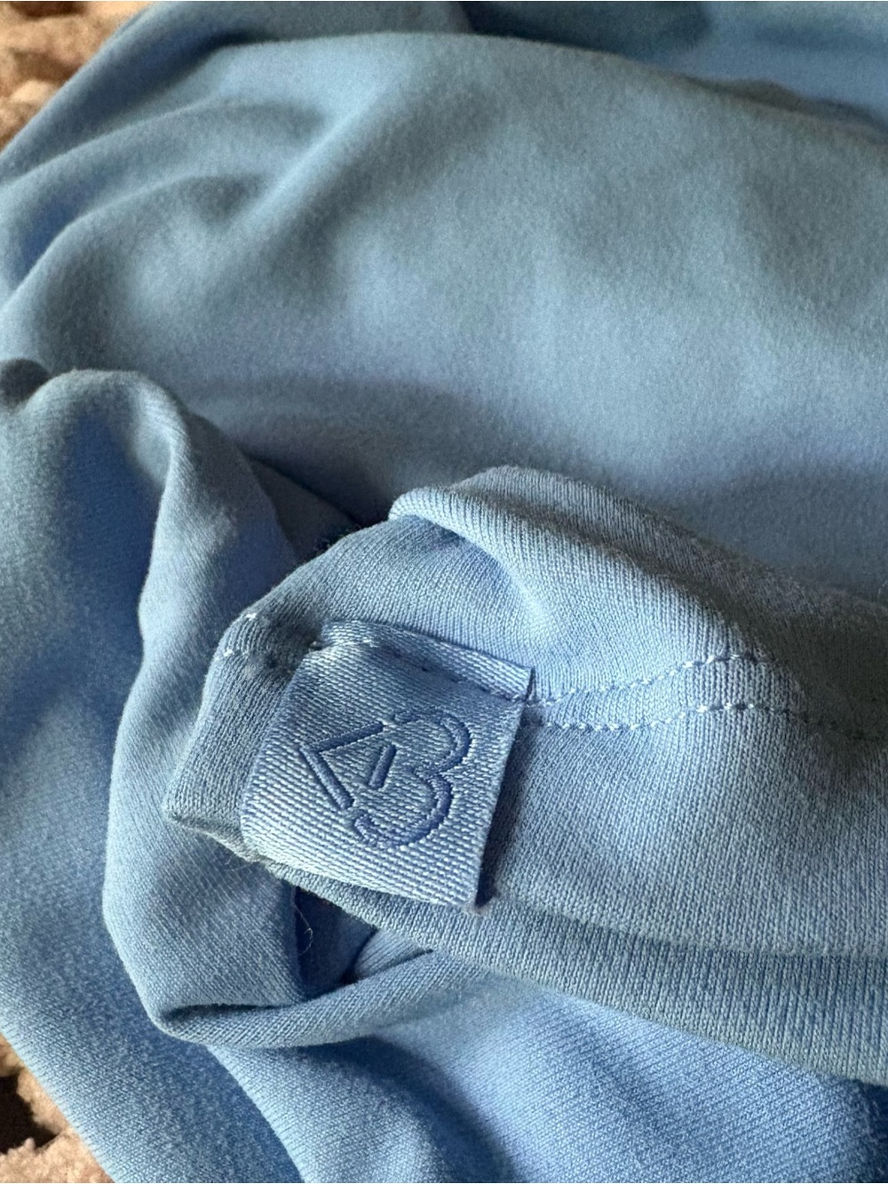 Light Blue Racerback Tank Top - Picture 3 of 4